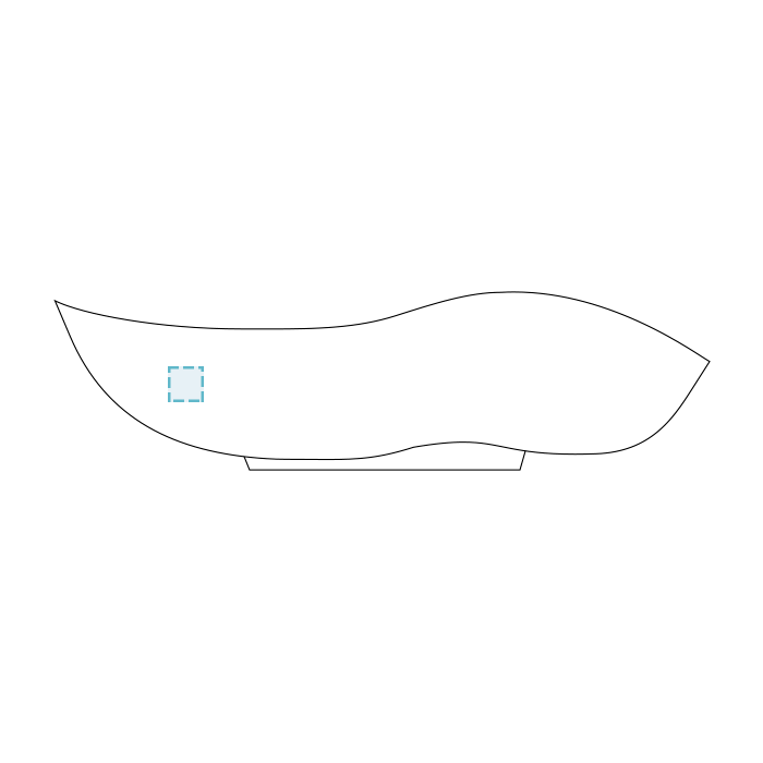 Witte porseleinen golfplaten kom